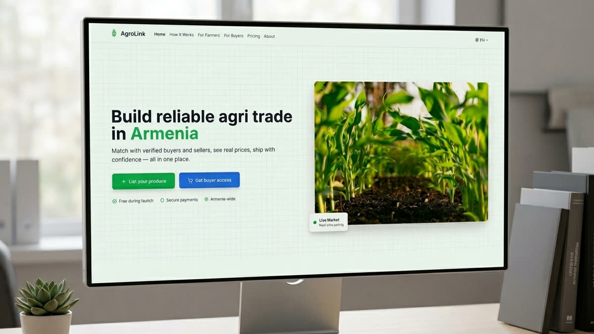 AgroLink — B2B agritech marketplace