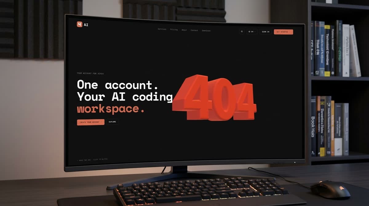 AI 404 — AI development workspace