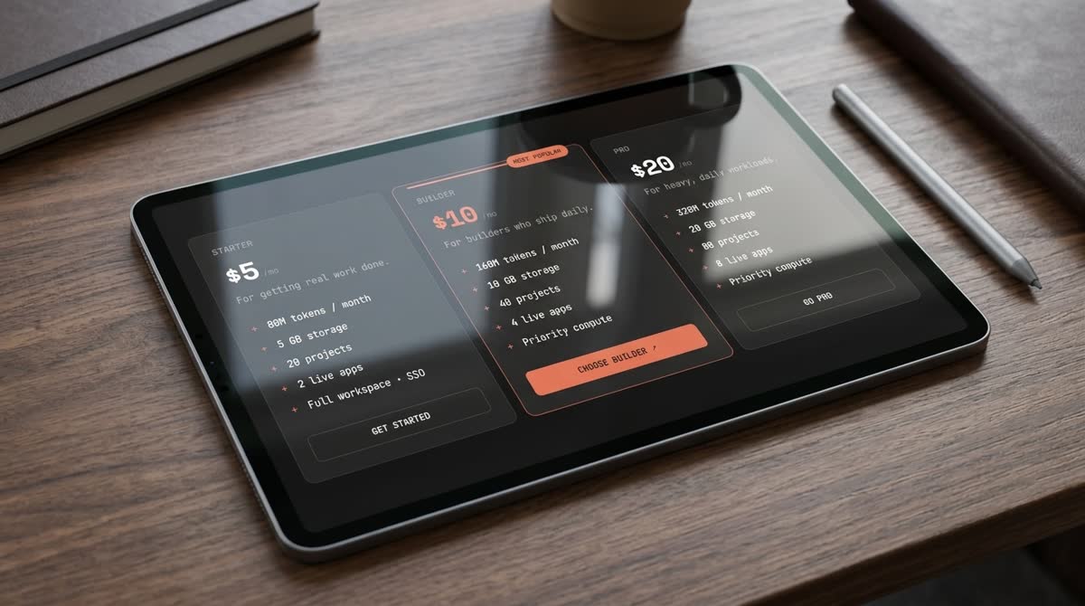 AI 404 — AI development workspace, screen 3