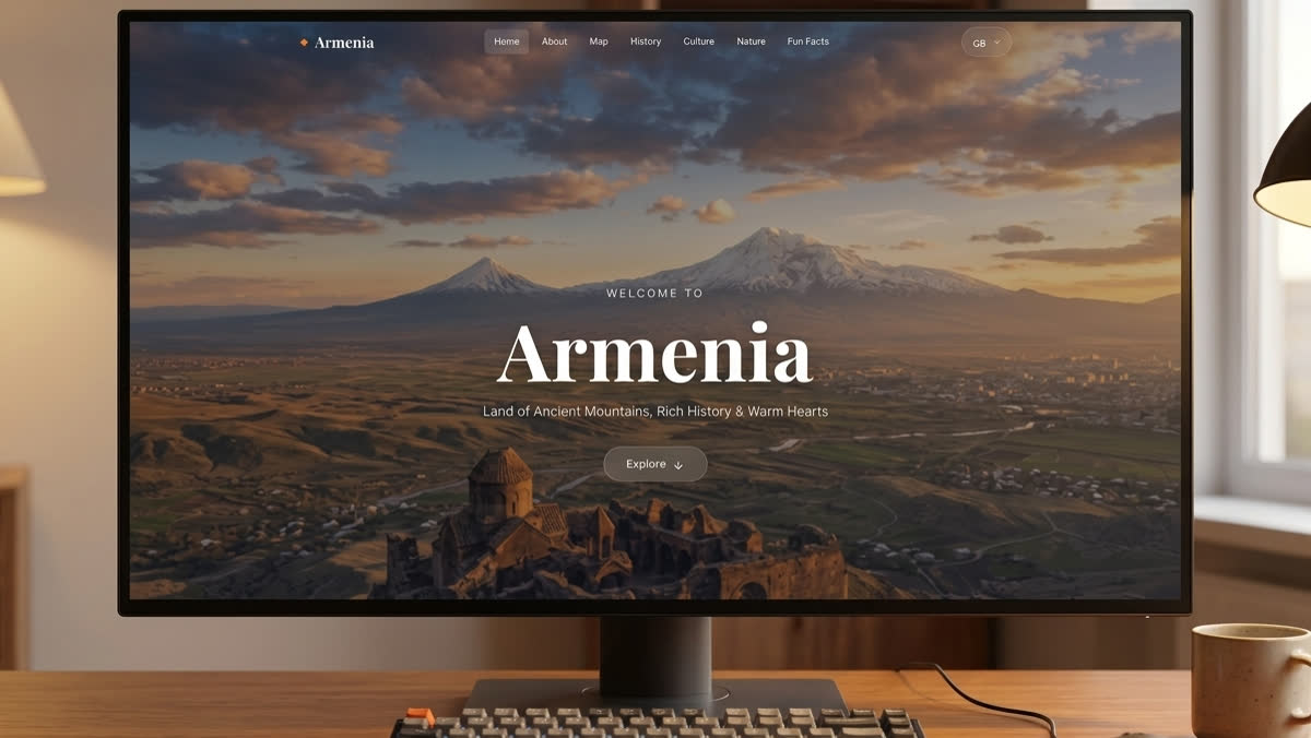 Armenia 404 — Travel & tourism platform
