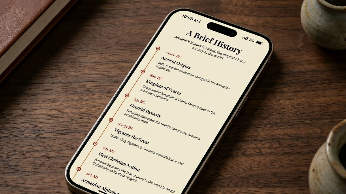 Armenia 404 — Travel & tourism platform, screen 4