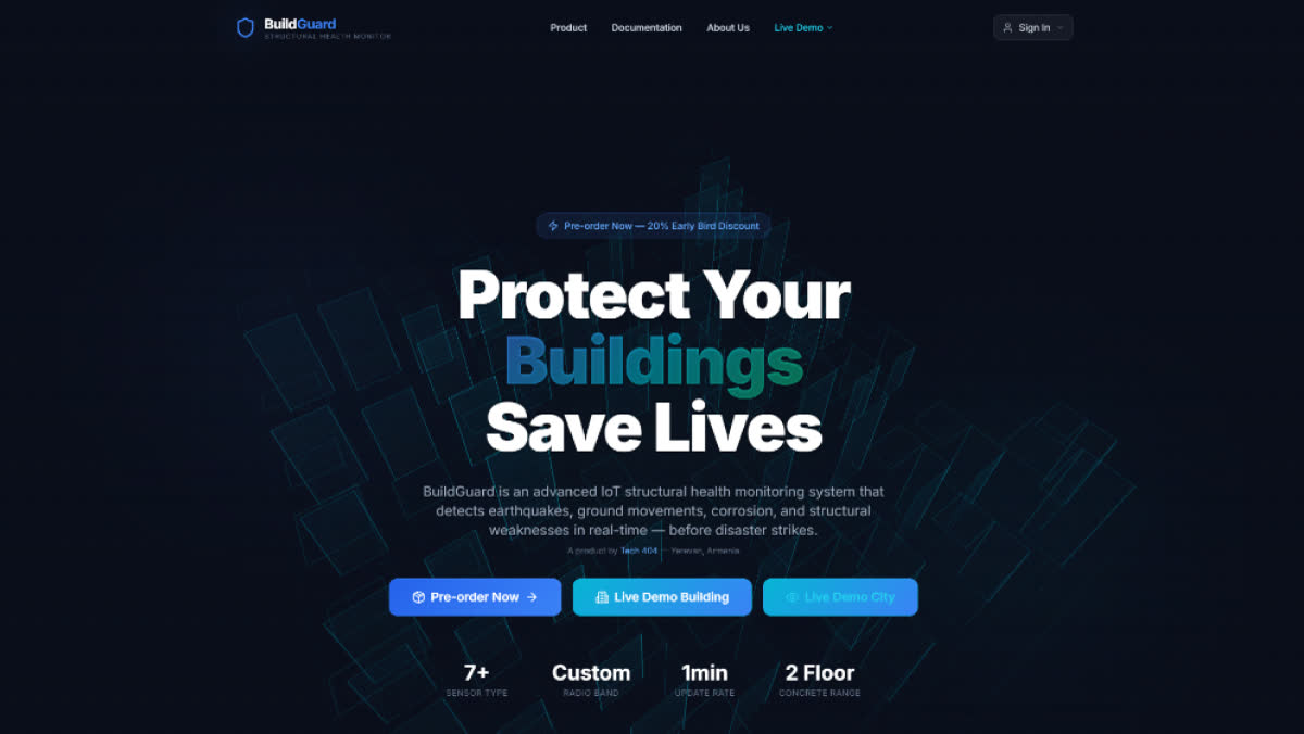 BuildGuard — IoT structural monitoring