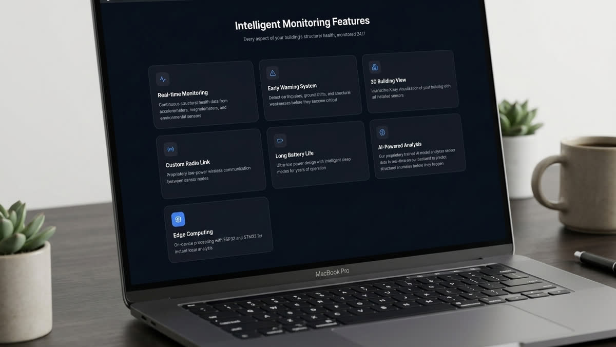 BuildGuard — IoT structural monitoring, screen 3
