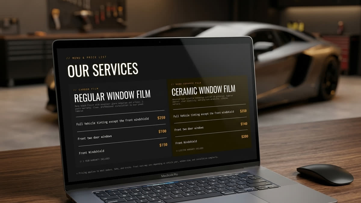 Folsom Window Tinting — Auto window tinting, California, screen 4