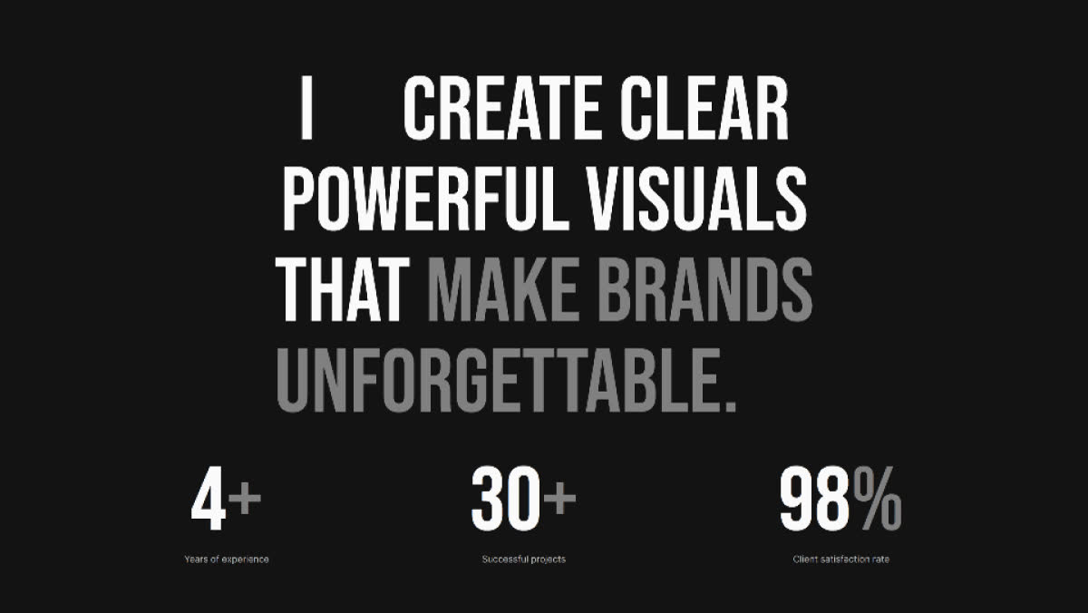 Hayk Babayan — Graphic design portfolio, screen 4