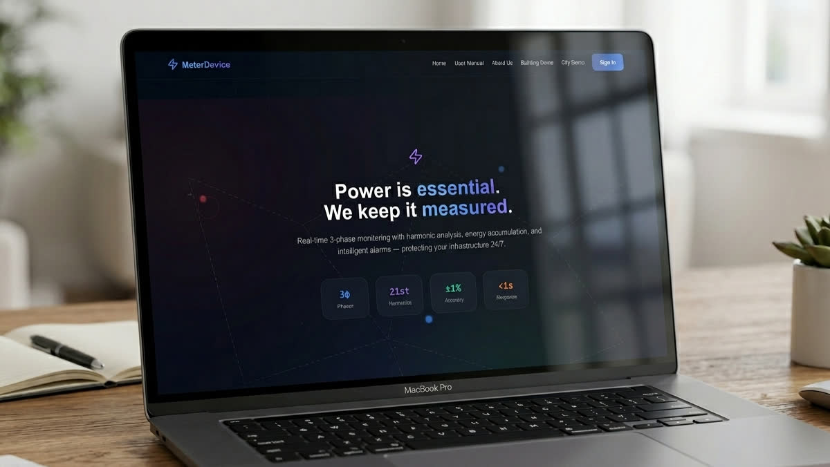 MeterDevice — Smart power monitoring, screen 3