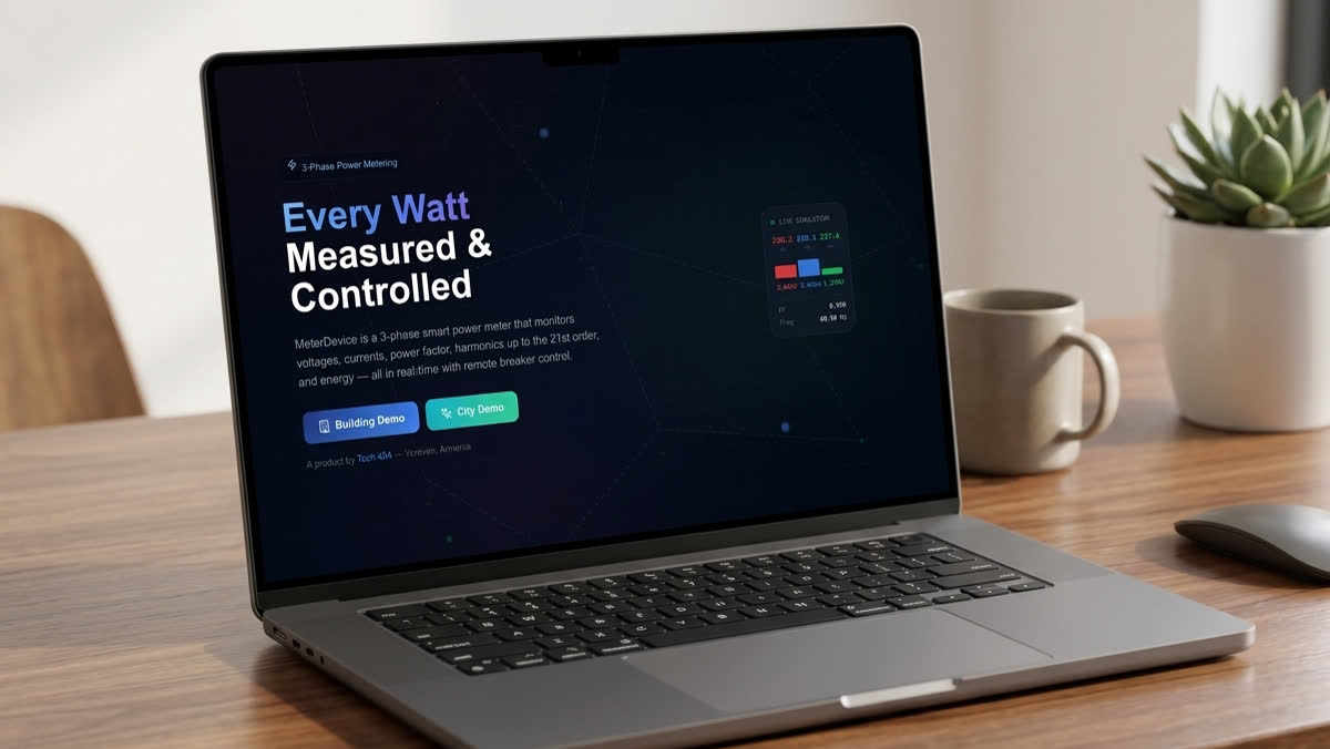 MeterDevice — Smart power monitoring, screen 4