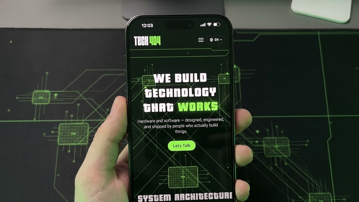Tech 404 — Hardware & software agency
